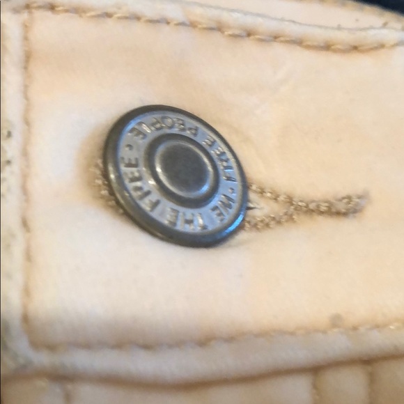 Free People Pearl Jeans Suade Smooth Material 32 - Picture 9 of 12